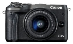 Canon EOS M6 Compact System Camera with 15-45 mm Lens